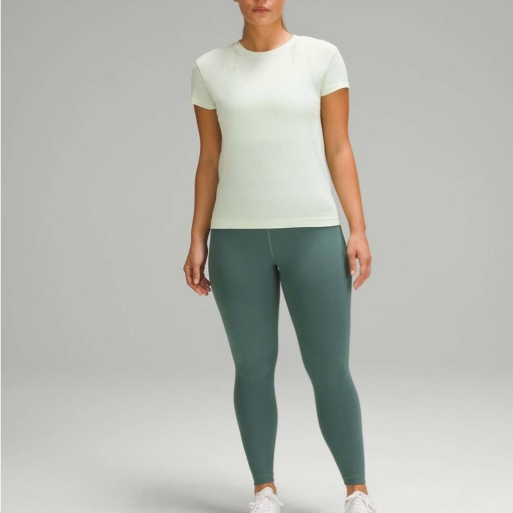 Lululemon"Wunder Train Contour Fit High-Rise Tight 25"Medium Forest